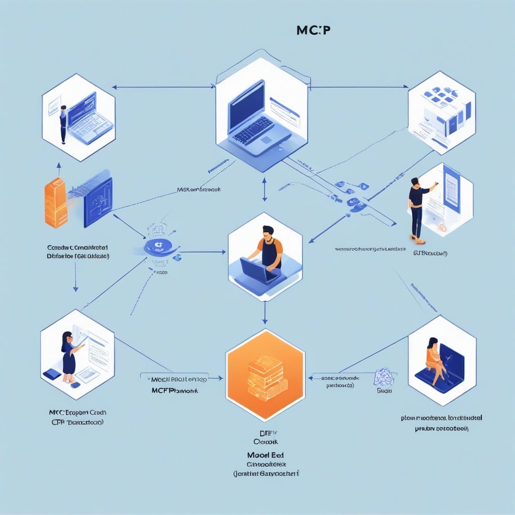 Model Context Protocol (MCP) DeFi Framework: A Case Study on Token Distribution via Smart Contract Protocol Tools
